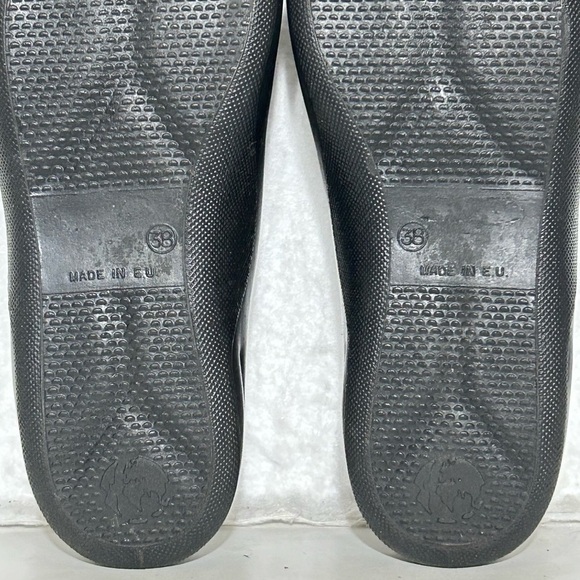 Hammacher Schlemmer Black Walk On Air Slip On Mules Shoes SZ EU 38 US 8-8.5 - Picture 10 of 12